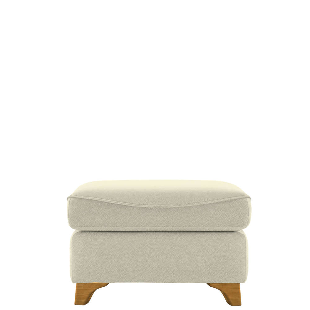 G Plan Jackson Leather Footstool Francis of Malvern